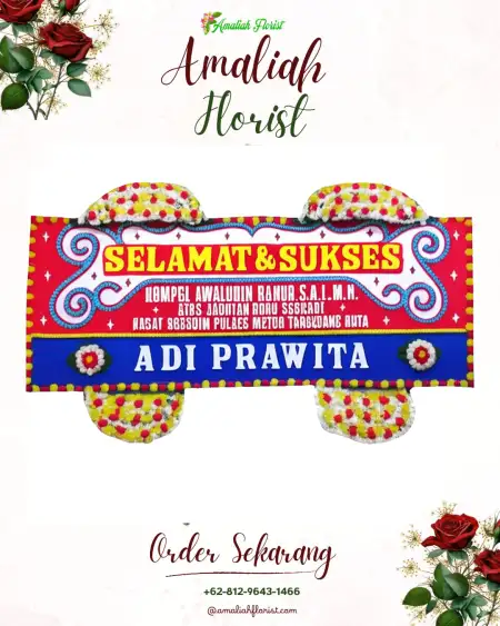 Papan Bunga Ucapan Selamat Ubo Ubo
